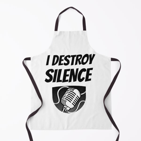 Item preview, I Destroy Silence - Vocalist designed and sold by designs from musicians for musicians.