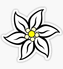 Edelweiss on Red Sticker