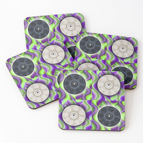 Item preview, Handpan psychedelic design 2 designed and sold by Milamara.