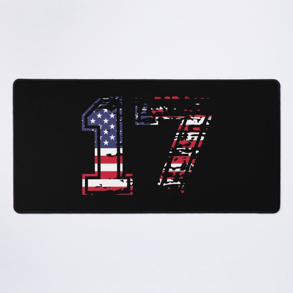 Item preview, 17 american football number USA seventeen designed and sold by Proud Pro Gifts.