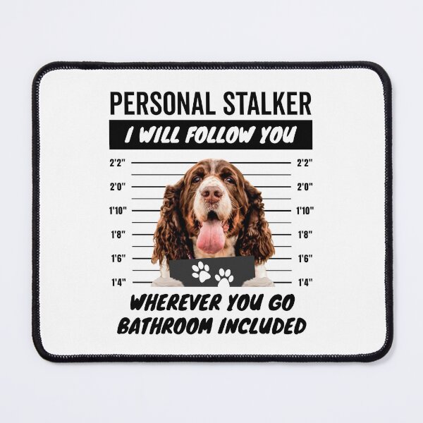 Item preview, Personal Stalker Dog – English Springer Spaniel designed and sold by More Cute Dogs.