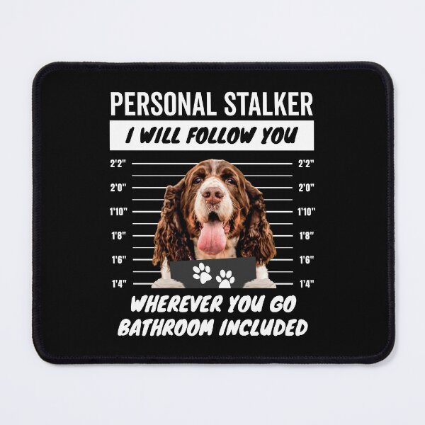 Item preview, Personal Stalker Dog – English Springer Spaniel designed and sold by More Cute Dogs.