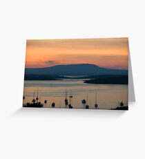 Golden Irish Sunset Greeting Card