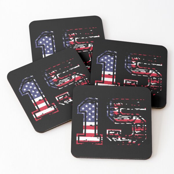 Item preview, 15 american football number USA fifteen designed and sold by Proud Pro Gifts.