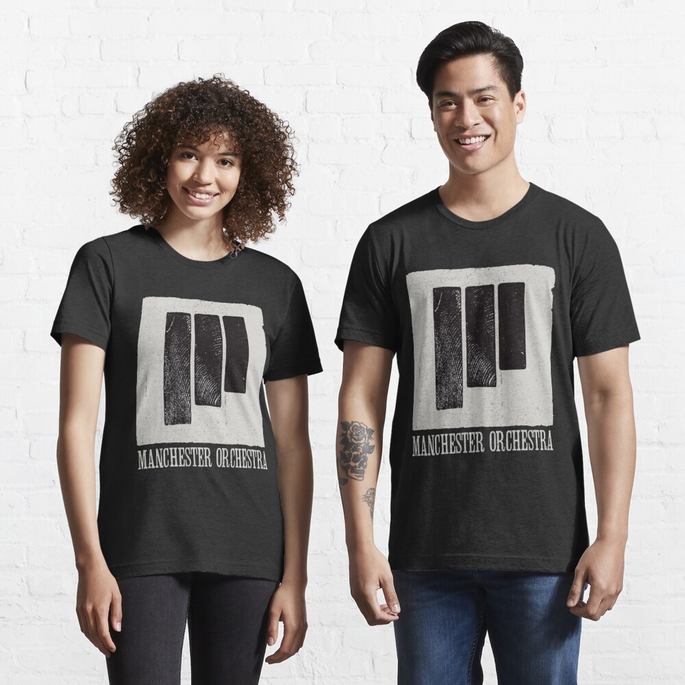 Disover Manchester Orchestra Black Lines Grunge Cool Unisex   | Essential T-Shirt