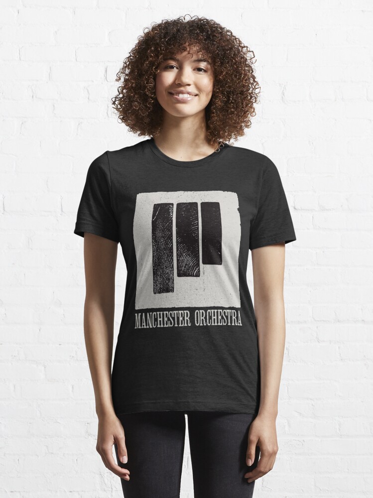 Discover Manchester Orchestra Black Lines Grunge Cool Unisex   | Essential T-Shirt