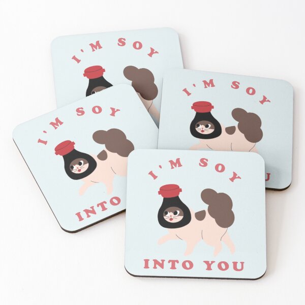 Item preview, I'm Soy Into You Cute Soy Sauce designed and sold by RhysCa.