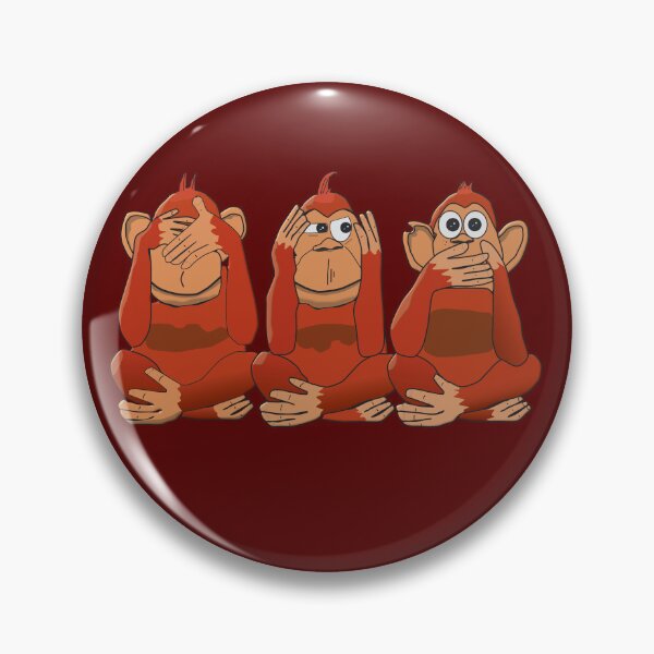 Item preview, 3 Monkeys Hear Nothing See Nothing Say designed and sold by sbachstroem.