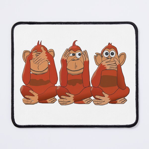 Item preview, 3 Monkeys Hear Nothing See Nothing Say designed and sold by sbachstroem.