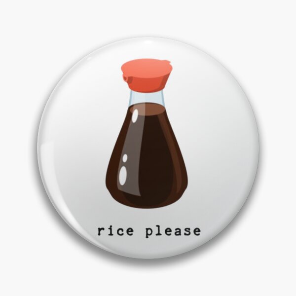 Item preview, Rice Please Soy Sauce Bottle Red Cap Umami White Rice Condiment designed and sold by RhysCa.