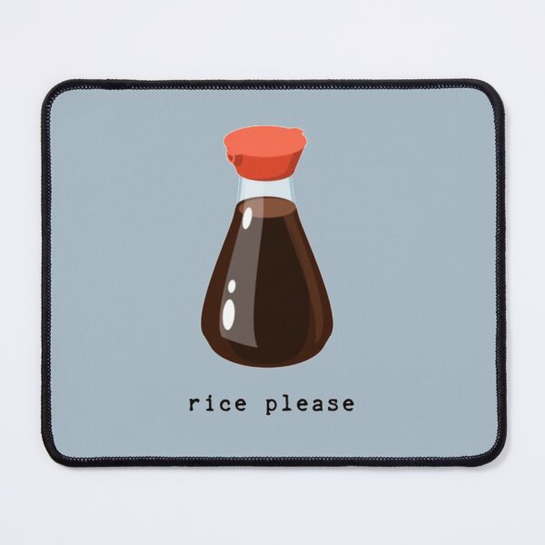 Item preview, Rice Please Soy Sauce Bottle Red Cap Umami White Rice Condiment designed and sold by RhysCa.