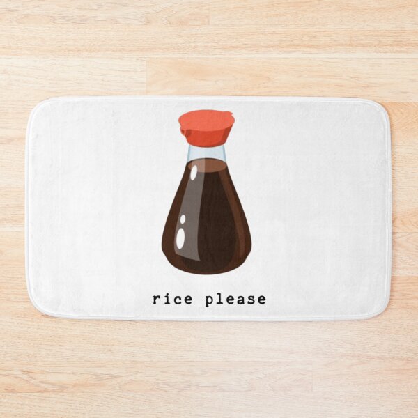 Item preview, Rice Please Soy Sauce Bottle Red Cap Umami White Rice Condiment designed and sold by RhysCa.