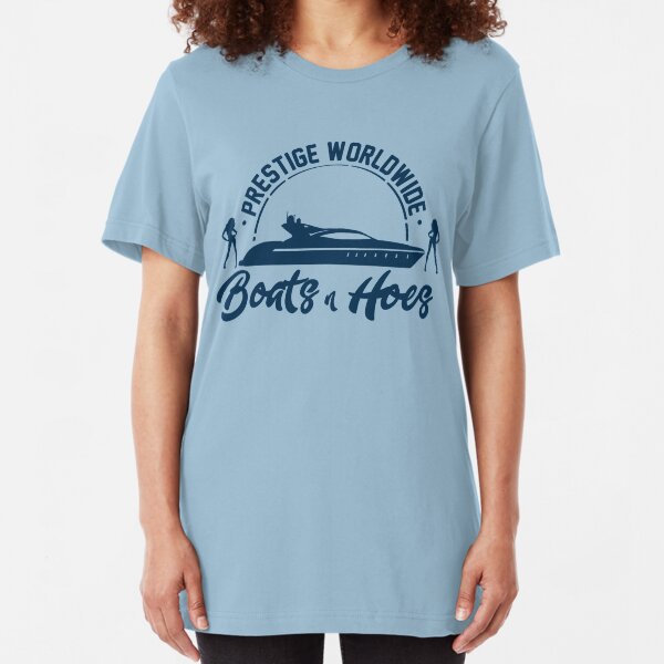 Prestige Worldwide Boats and Hoes Slim Fit T-Shirt