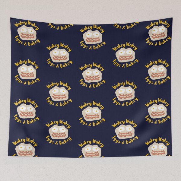 Item preview, 'Wakey Wakey Eggs and Bakey' yellow designed and sold by AMSonArt.