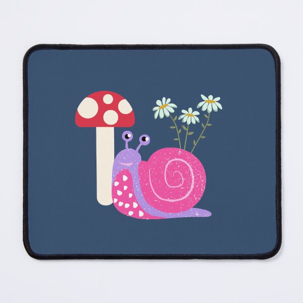 Item preview, Mushroom Snail and Daisies designed and sold by ArtsyJulez.
