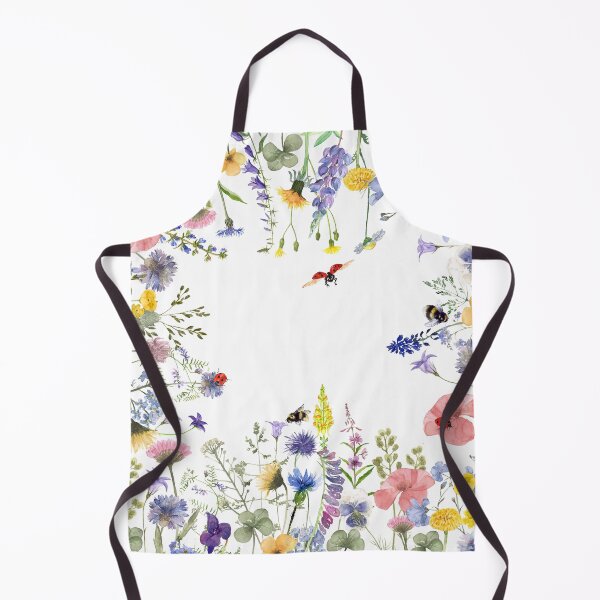 Item preview, colorful hand drawn watercolor wildflowers frame designed and sold by UtArt.