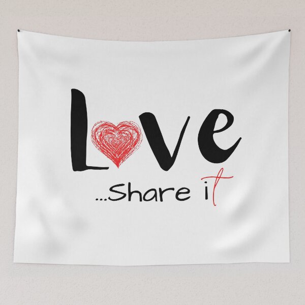 Item preview, LOVE Share it designed and sold by Nancyanna.