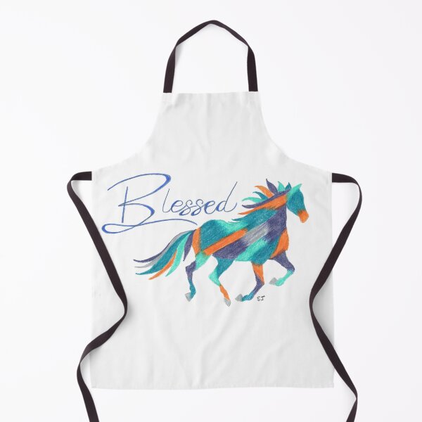 Item preview, Turqoise Blessed Horse by Sherry Jarvis BG removed  designed and sold by Sherry Jarvis.
