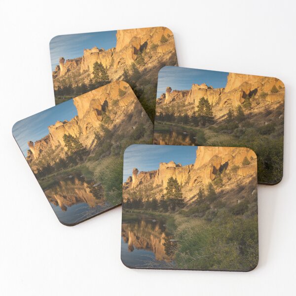 Item preview, Sunset reflections at Smith Rock state park. designed and sold by jklune.