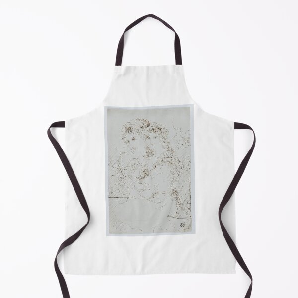 Item preview, Portrait of Flora McDonald (Portrait of a Woman) sketch print designed and sold by apopofbeauty.