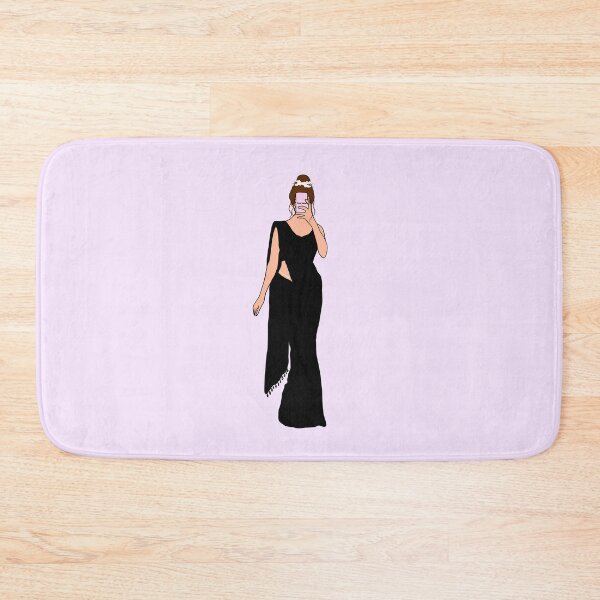 Item preview, Desi girl in black saree designed and sold by Mermaidssparkle.