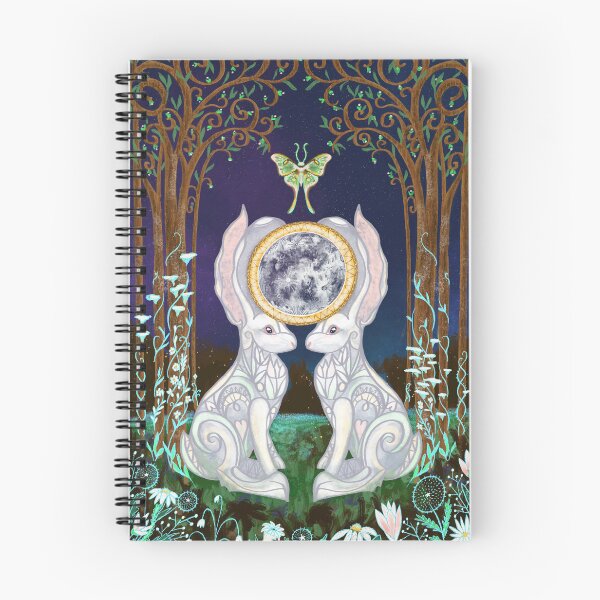 Item preview, Lunar Hares Ostara Spring Equinox  designed and sold by tinaschofield.