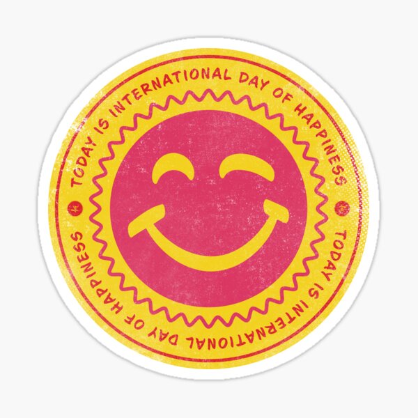 Item preview, Today is International Day of Happiness designed and sold by lvrdesign.