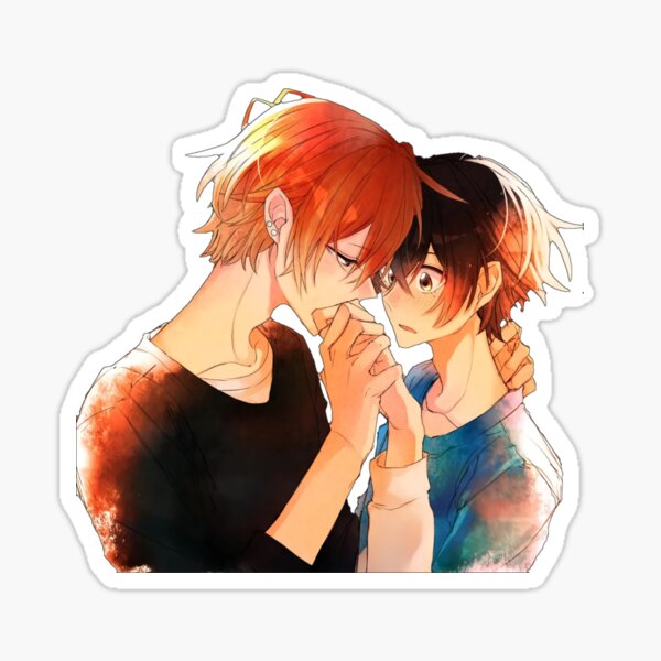 Sasaki and Miyano pack Sticker for Sale by Neelam789