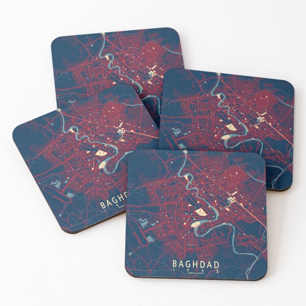 Item preview, Baghdad City Map of Iraq - Hope designed and sold by deMAP.