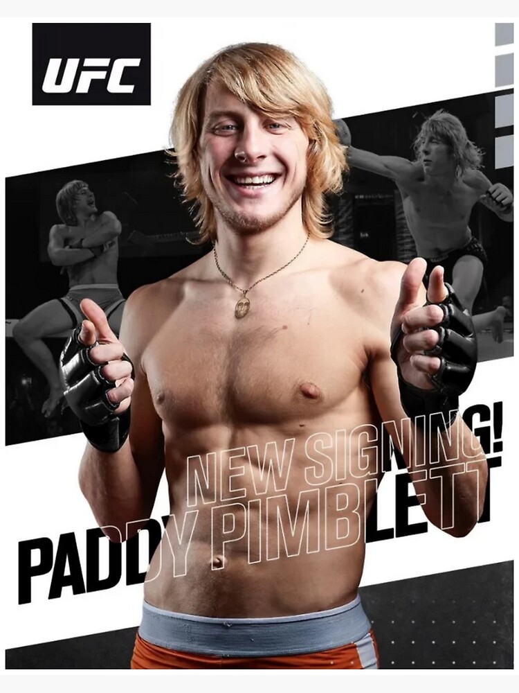 "PADDY PIMBLETT" Poster for Sale by Charlesoss Redbubble