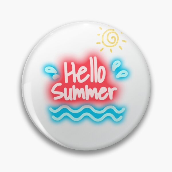 Item preview, Hello summer sticker  designed and sold by Duaxstudios11.