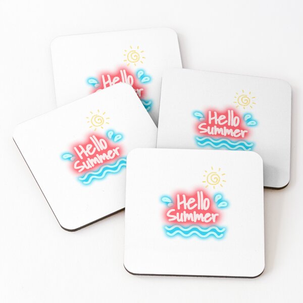 Item preview, Hello summer sticker  designed and sold by Duaxstudios11.