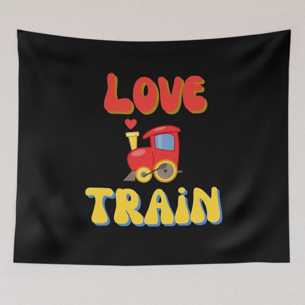 Item preview, Cute Retro Love Train Red and Yellow designed and sold by podguy.