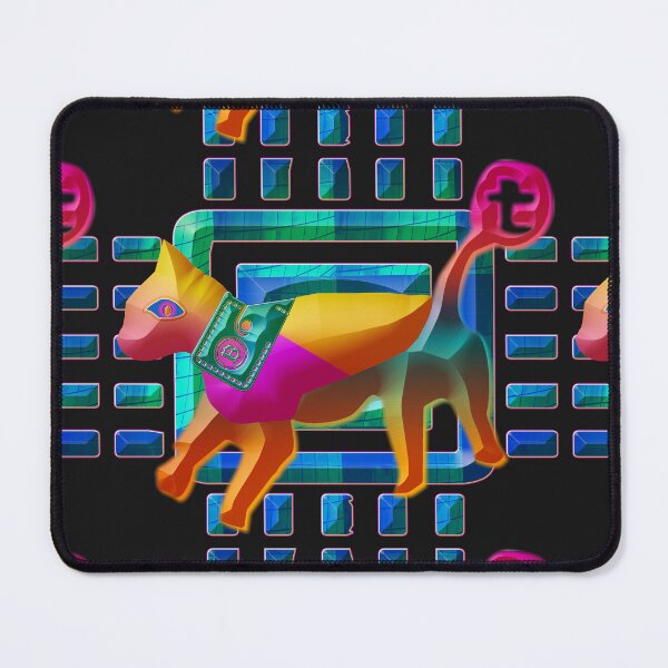 Item preview, CRAZY CAT NEON CRYPTO NFT BITCOIN IN 3D 2. designed and sold by Ralek.
