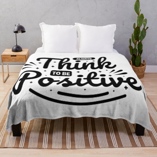 Item preview, always think to be positive,  motivation gratitude designed and sold by lil wazabi.
