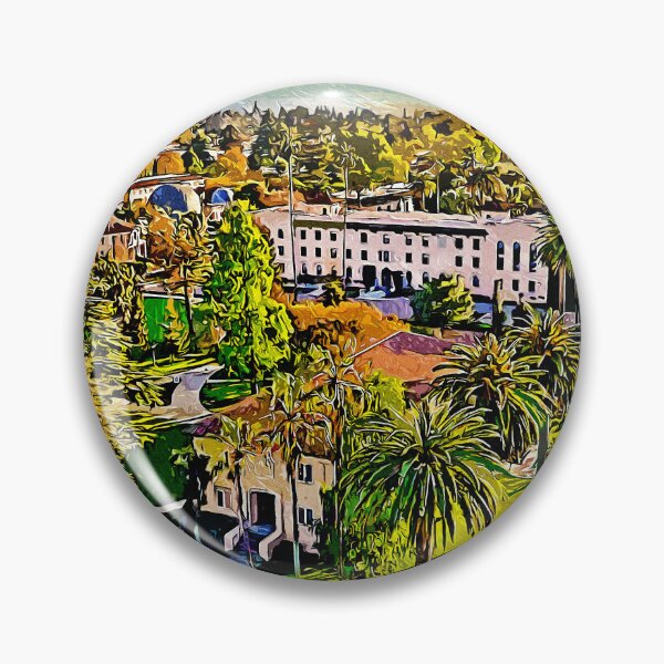 Item preview, Santa Clara University - impressionist painting designed and sold by NickoPrints.