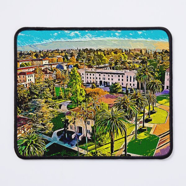 Item preview, Santa Clara University - impressionist painting designed and sold by NickoPrints.