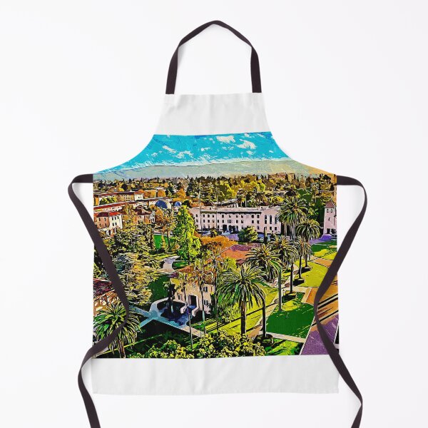 Item preview, Santa Clara University - impressionist painting designed and sold by NickoPrints.