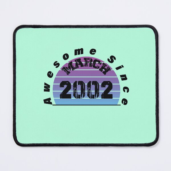 Item preview, AWESOME SINCE MARCH 2002 20TH BIRTHDAY designed and sold by LunarVision.