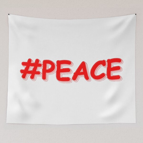 Item preview, "#PEACE" Cute Design. Buy Now designed and sold by Health And Fitness Posts e-Store.