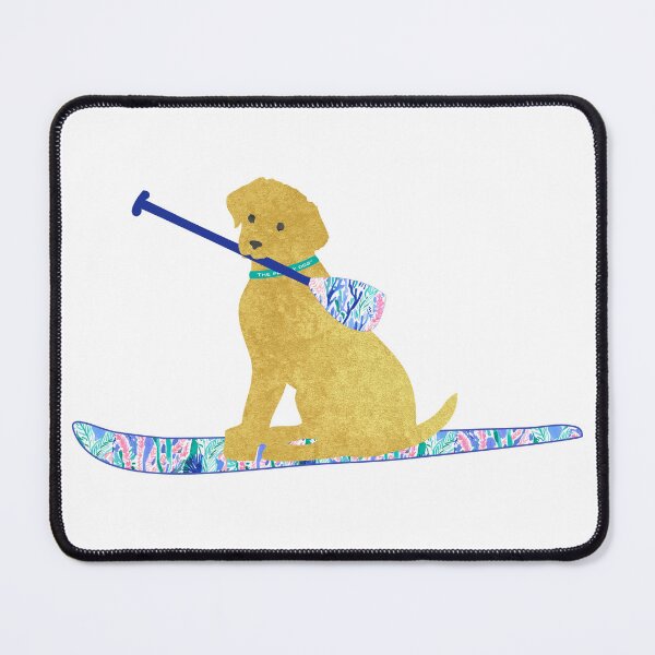 Item preview, SUP Preppy Golden Retriever - Lilly Inspired Stand Up Paddle Board designed and sold by emrdesigns.