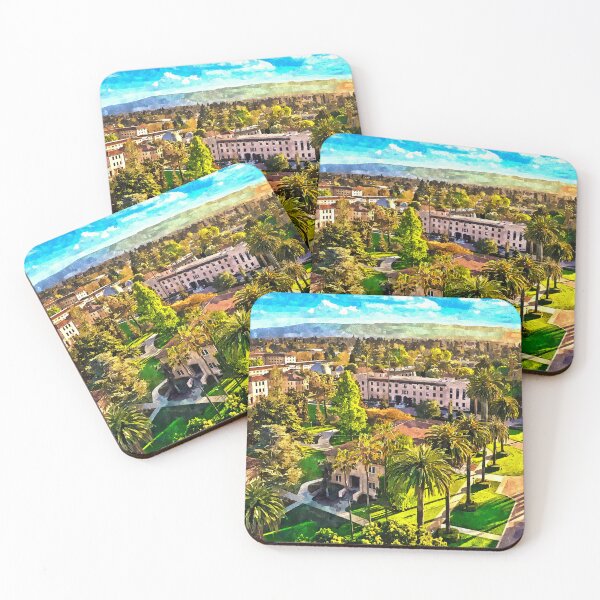 Item preview, Santa Clara University - watercolor painting designed and sold by NickoPrints.