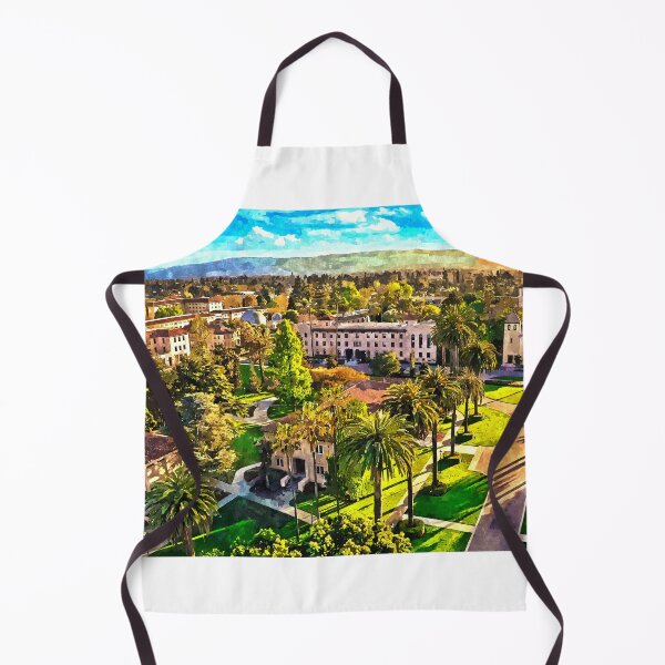 Item preview, Santa Clara University - watercolor painting designed and sold by NickoPrints.