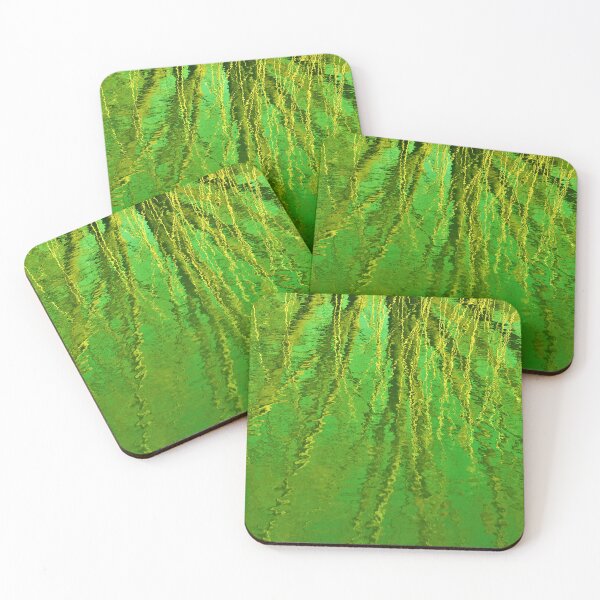 Item preview, Abstract Green Water Reflections of Trees designed and sold by KaSaPo.