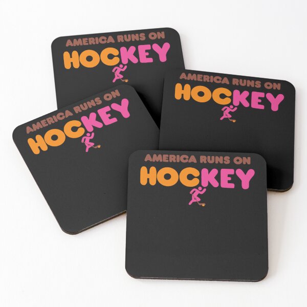 Item preview, America Runs On Hockey Classic T-Shirt designed and sold by rollinsale.