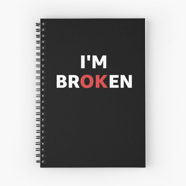 Item preview, I'm not OK Grief Keepsake I'm Broken designed and sold by enjoytheshirt.
