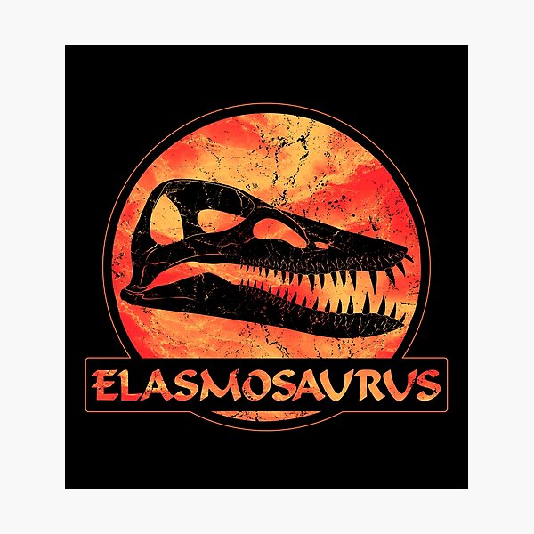 Artikel-Vorschau von Elasmosaurus Fossil, designt und verkauft von NicGrayGraphic.