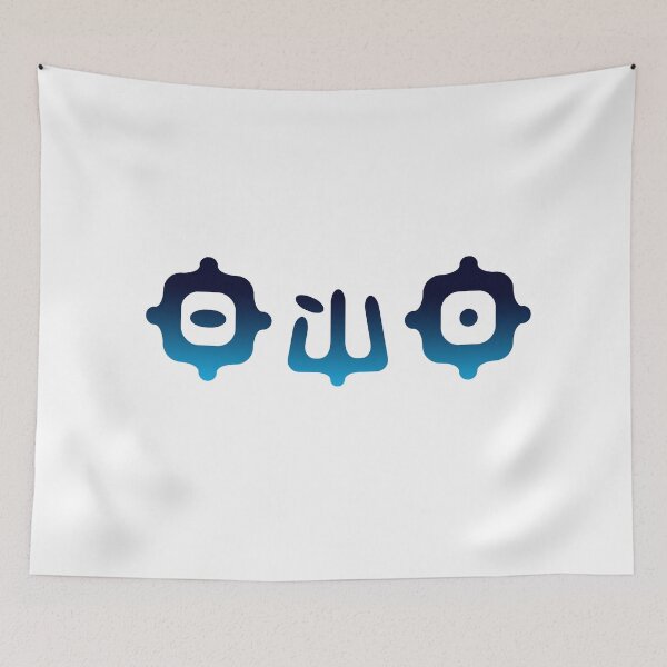 Aperçu de l'œuvre OwO (Bleu) créée et vendue par KMGraphics99.