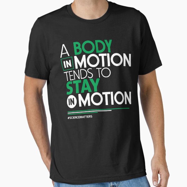 Aperçu de l'œuvre T-shirt de la Marche pour la Science : Un corps en mouvement créée et vendue par BootsBoots.