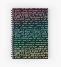 Walk The Moon songs Spiral Notebook